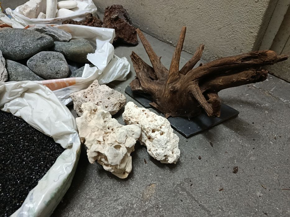 Aquário 120L + Ornamentos