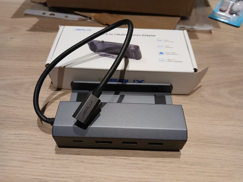 Stacja dokująca JSAUX 5-in-1 USB-C - dobra do steam deck