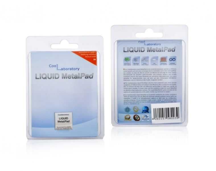 CPU Cooler Liquid Metal Pad Pack (3 pcs) – New Thermal Pad for Processors64729822723969121