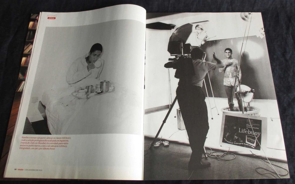 Revista Visão Edição Especial de Homenagem Eusébio