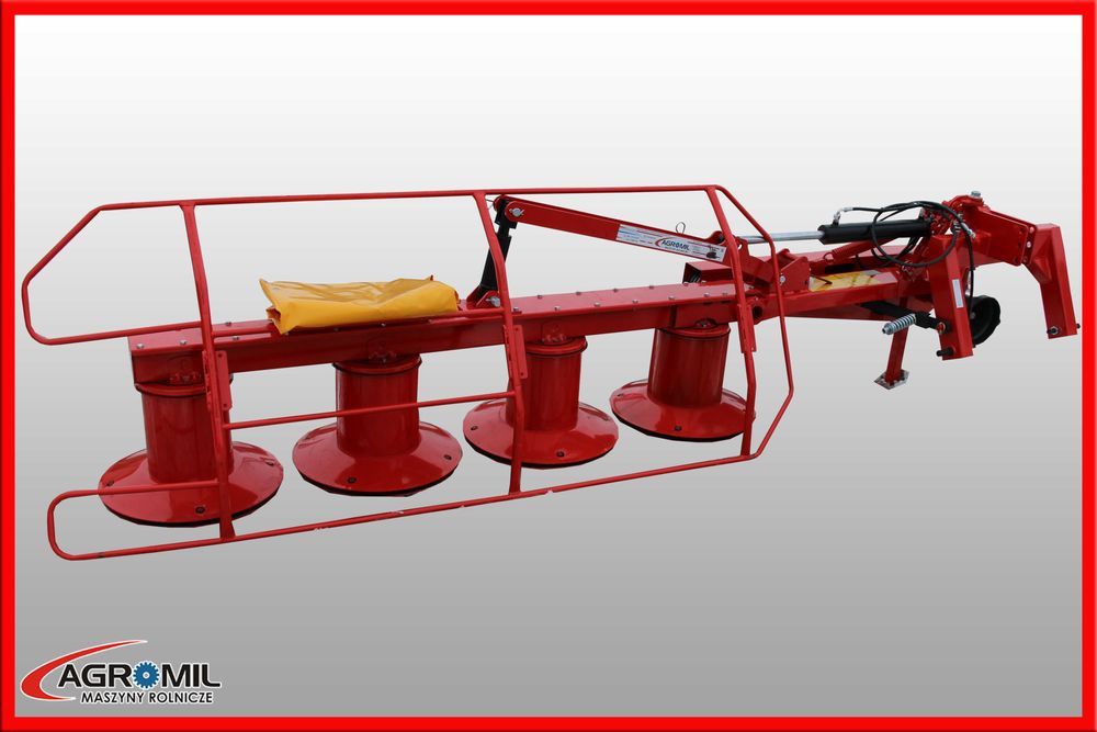 Kosiarka rotacyjna 4 bębnowa hydrauliczna LISICKI 2,6 m roztrząsacz