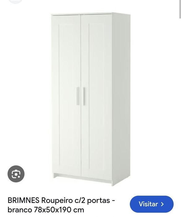 Roupeiro Ikea BRIMNES 2 portas
