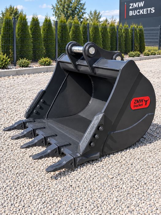 Łyżka kopiąca ZMW Bucket 1210 mm | 607 kg | koparka 13 t | mocowanie 65 mm Heavy Duty