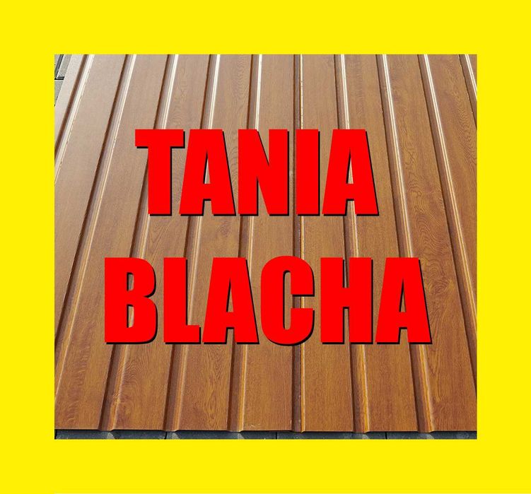 Blacha trapez T-7 DREWNOPODOBNA - na ścianę, sufit, podbitkę ROSE WOOD