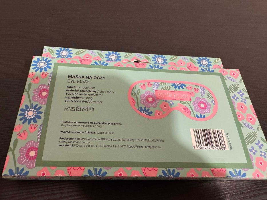 Maska na oczy, Rossmann, "Kocham być sobą"