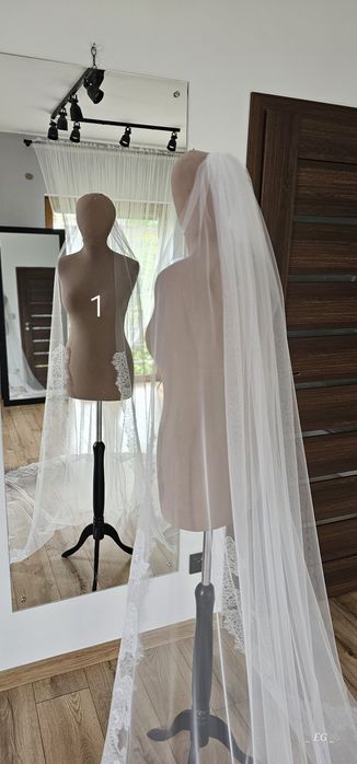 Welon katedralny  - 300 cm - Handmade