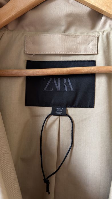 Тренч Zara оверсайз