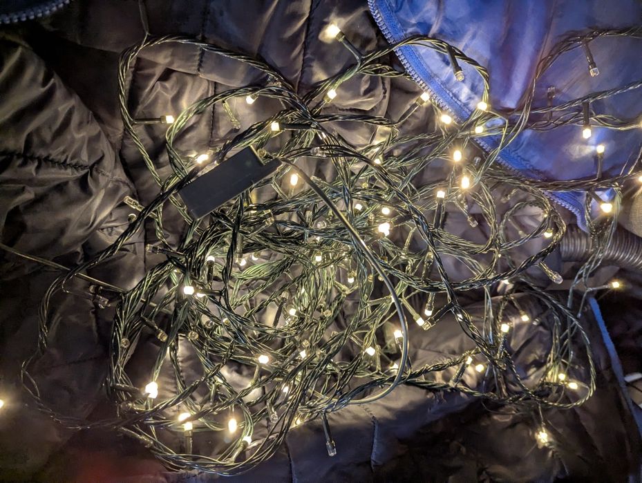 Girlandy lampki choinkowe LED