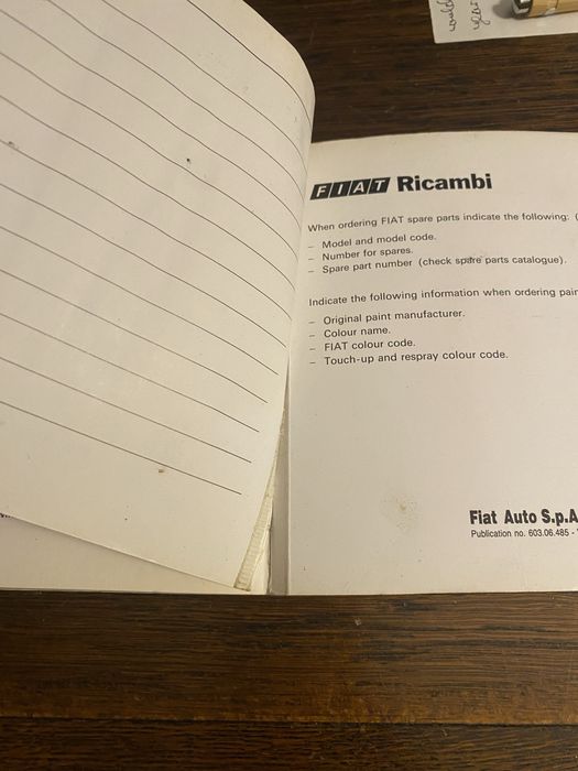 Manual de Instruções / Proprietário - FIAT UNO (Original - Inglês)