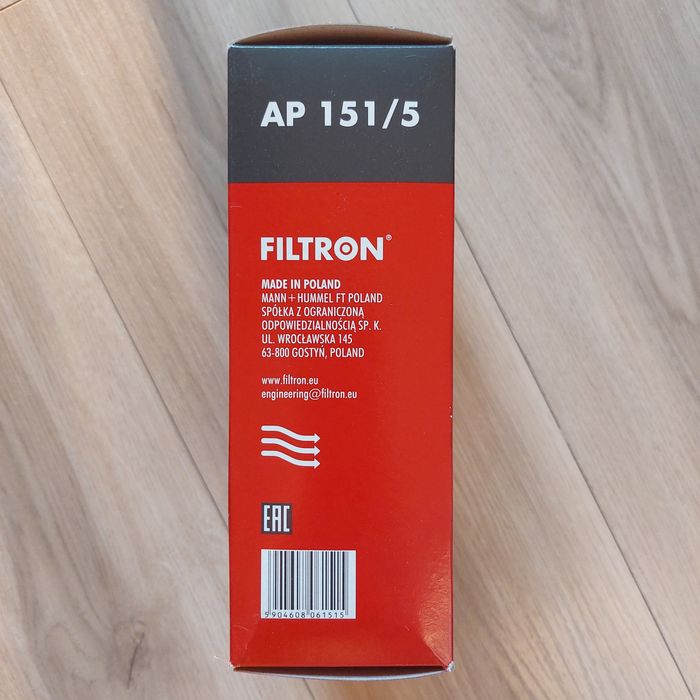 Nowy filtr powietrza FILTRON AP 151/5