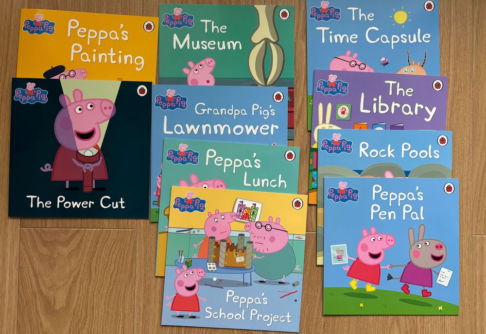 Duża peppa pig angielski, English peppa pig