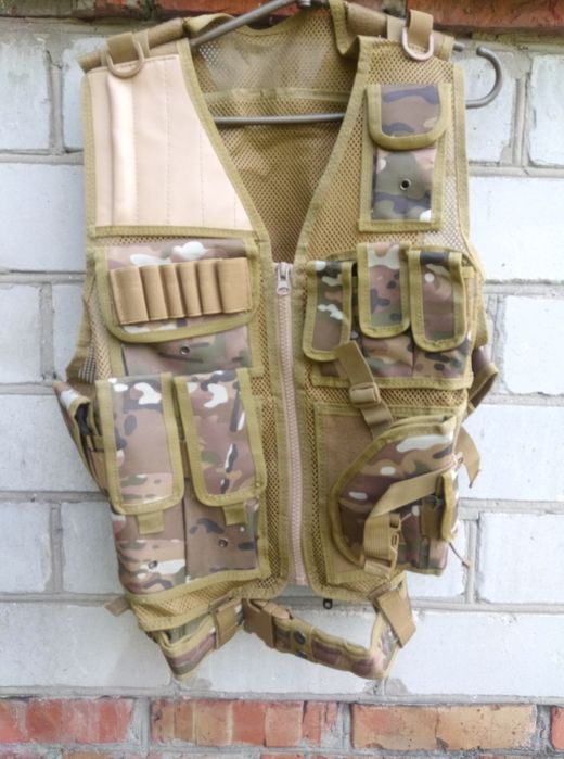 Срочно, жилет розвантажувальний моллі 15 кишень Multicam ЗСУ