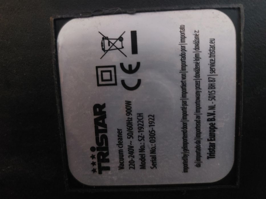 Aspirador de Pó Tristar 900W – Potente e Prático!