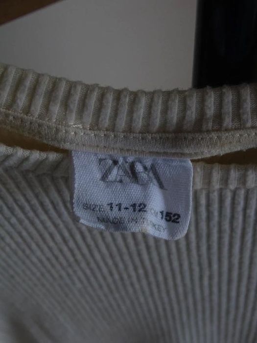 Camisola branca/creme ZARA