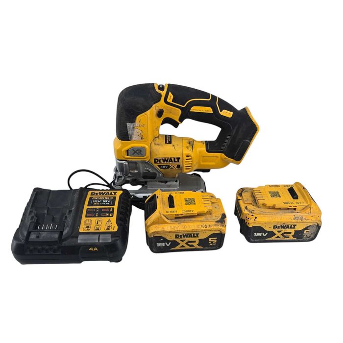 Wyrzynarka DEWALT DCS334 + 2 aku + ładowarka