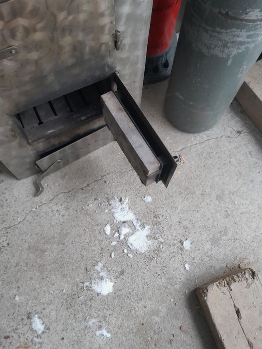 Piec wraz z górnym rusztem