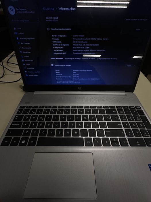 Portatil hp en perfecto estado !