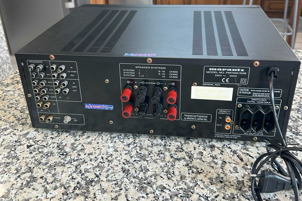 Marantz amplificador PM7000 top prémium 2000/2001 potencia e excelência em som