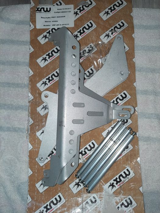 Proteções de radiador moto motocross enduro