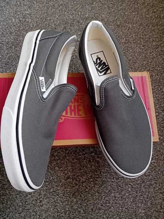 Nowe trampki VANS Classic Slip-On Charcoal VN000EYECHR1 roz. 39