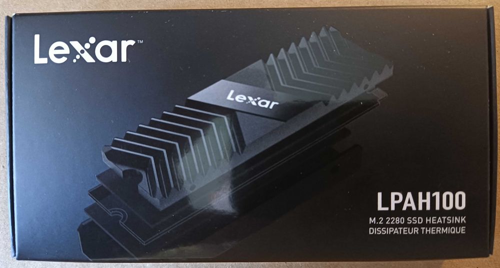 Lexar Radiator M.2 2280 SSD Heatsink Komplet Termopadów Aluminium Nowy