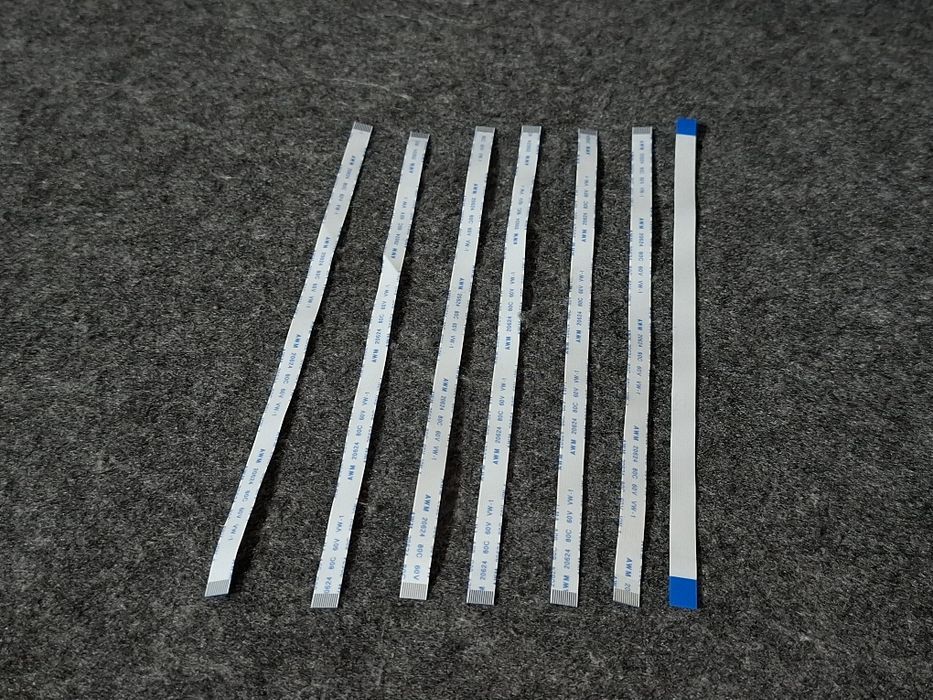 Cabo flex / flat 12 pinos para portátil. AWM 20624, 80C 60V VW-1 AWM 2