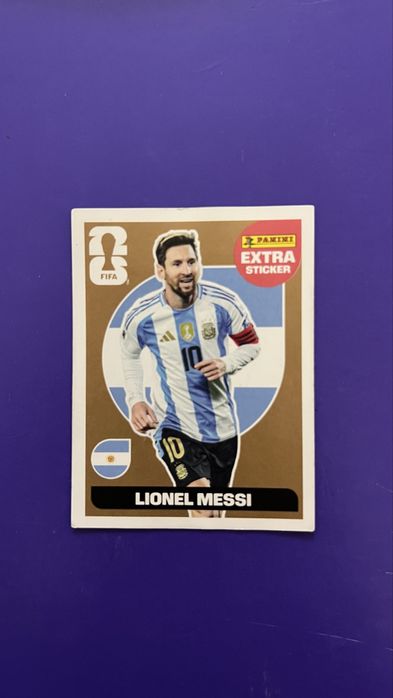 Extra Sticker Lionel Messi Bronze Panini Mundial 2026