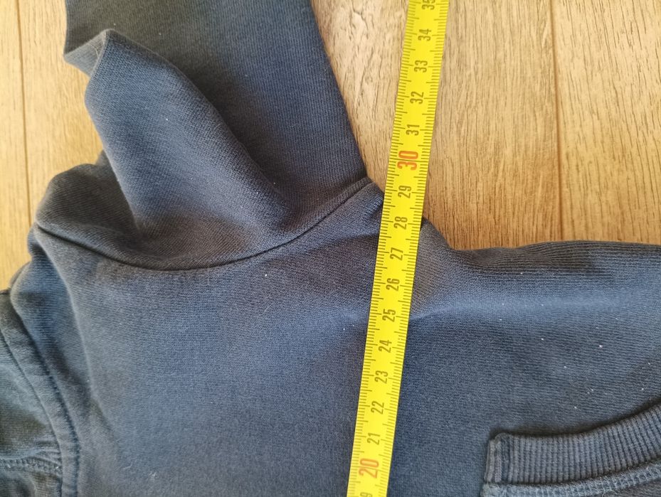 F&F granatowa bluza z kapturem 80 86
