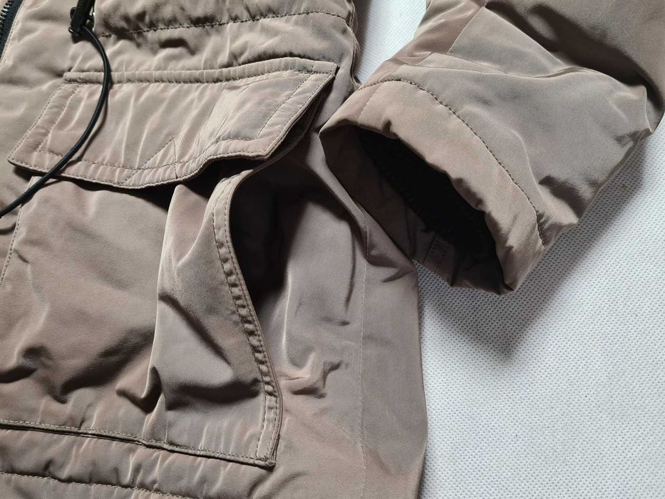 TOMMY HILFIGER - Thermore / Damska Parka roz. S IDEAŁ ^ -