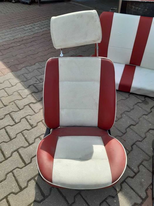 Fotele przód przednie kanapa tylna tył Vw Transporter T3 tapicerka