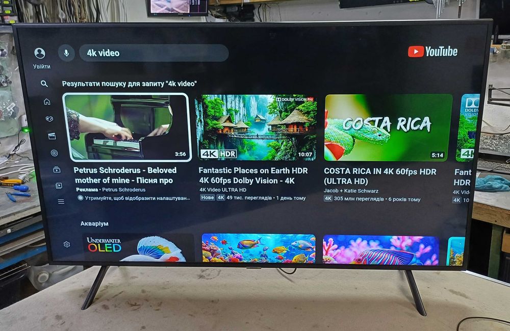 Телевізор 55 дюймів Samsung UE-55NU7179 Smart TV DVB-T2 4K Ultra Смарт