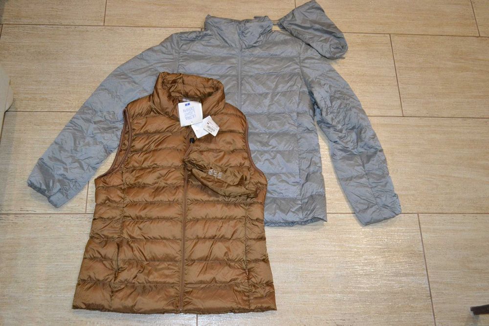 uniqlo M куртка жилетка оригинал пуховик демисезон