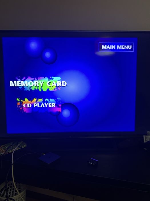 Playstation 1 com comando