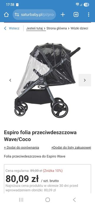 Wózek espiro Wave - green Day
