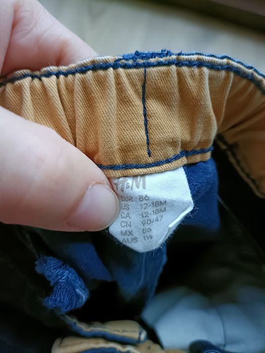 Spodnie chłopięce hm 86