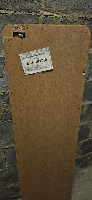 Półka w okleinie bukowej