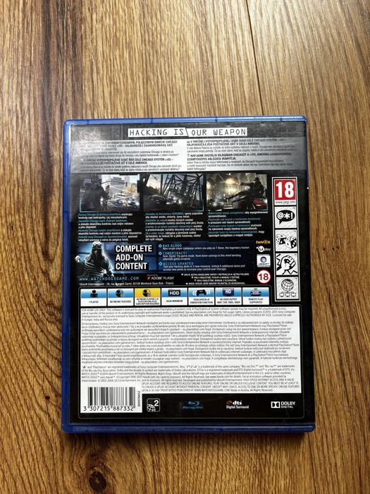 Watch Dogs Complete Edition PS4 / PS5 – pudełko + płyta