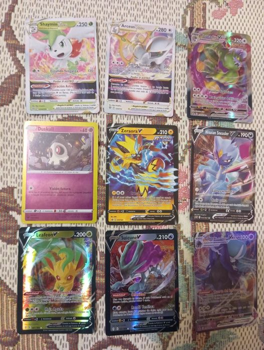 Cartas Pokémon para coleção