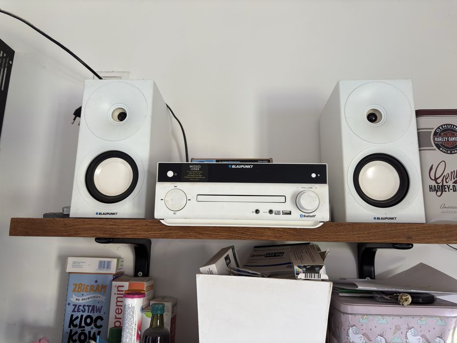 Wieża BLAUPUNKT MS30.2BT Biała, HDMI ARC, Odtw.CD/-R/-RW, Bluetooth, Tuner FM z cyfrową syntezą PLL, Wejście USB