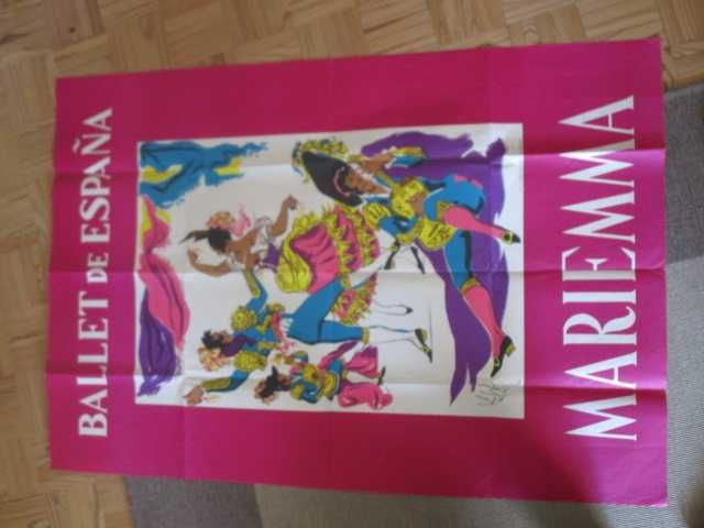 ballet grande cartaz Ballet Nacional Espanha 1962