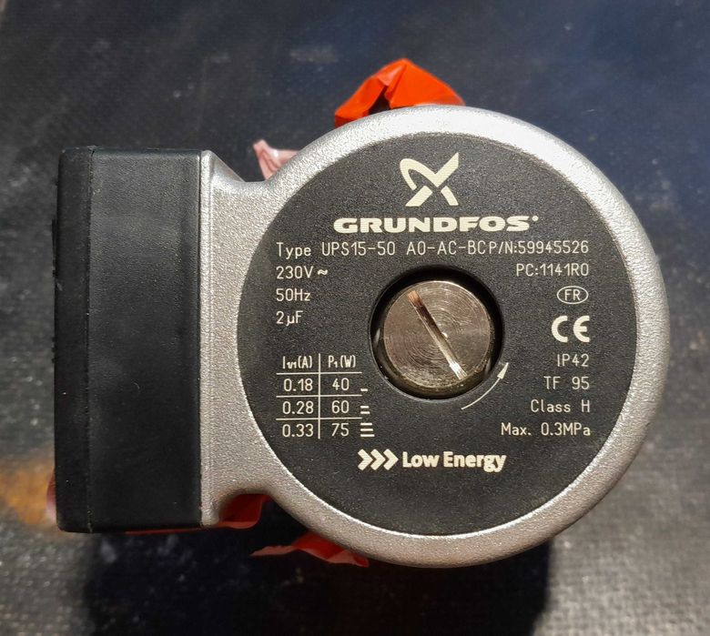 Beretta Kompakt II - pompa Grundfos UPS 15-50 AO-AC-BC