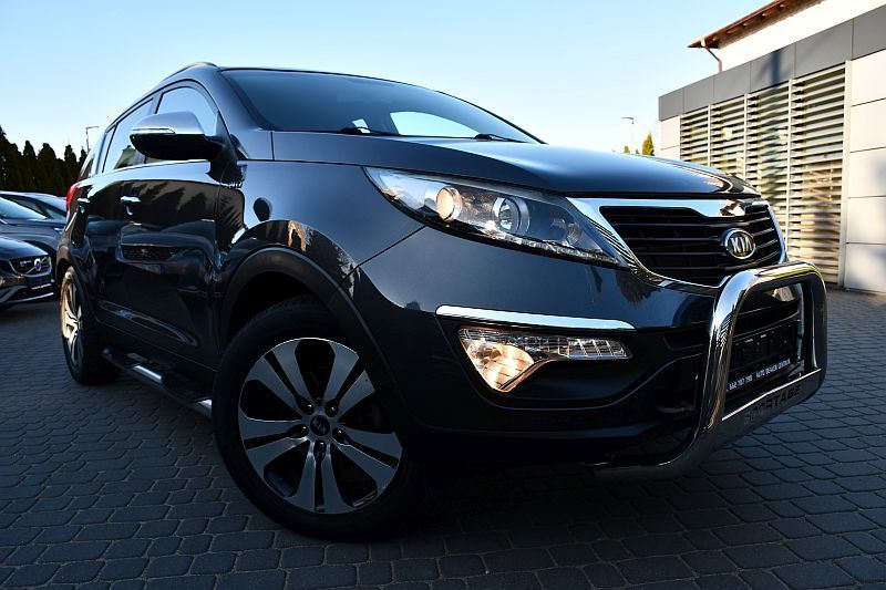 Kia Sportage Exclusive! Navi! Pół Skóry! Led! Pdc!Chrom! 4X4! Serwis ASO!Gwarancja!