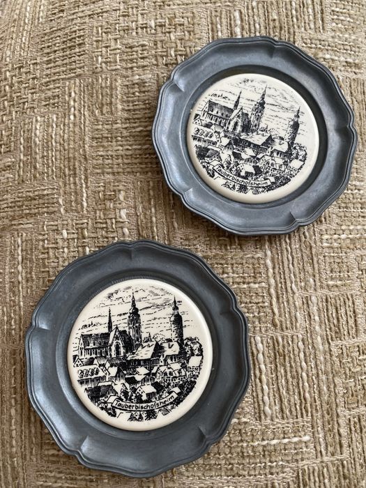 Фарфоровая тарелочка бронзовая тарелочка металлическая тарелочка