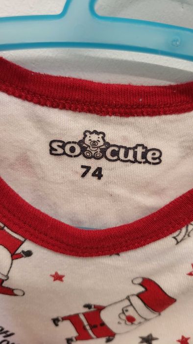 Body niemowlęce świąteczne rozmiar 74