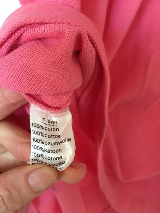3 Polos Lacoste e Ralph Lauren original cor de rosa tamanho 2 e XL