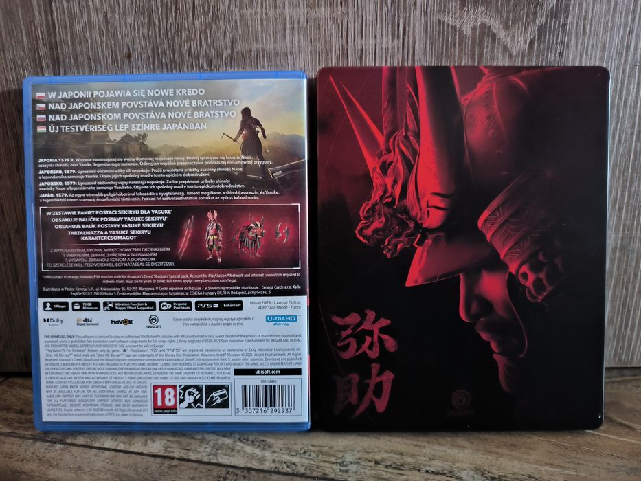 ‼️Assassin's Creed Shadows Ps5 Pl Special Edition Ps5 Pl + Steelbook ‼
