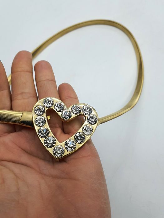 Pasek złoty ozdobny rozciągliwy