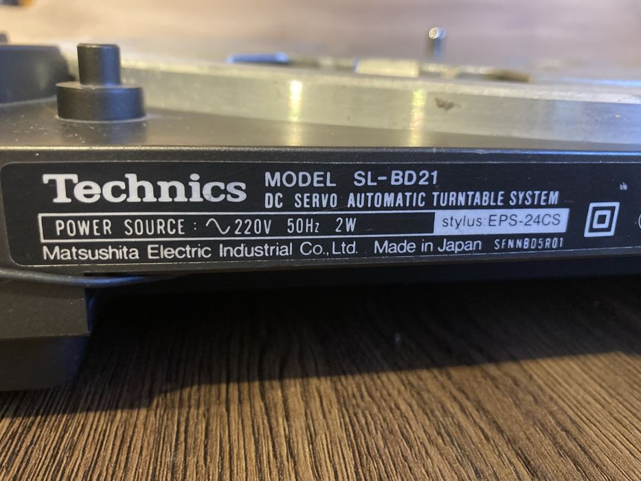 Gramofon Technics Sl-BD 21 na czesci