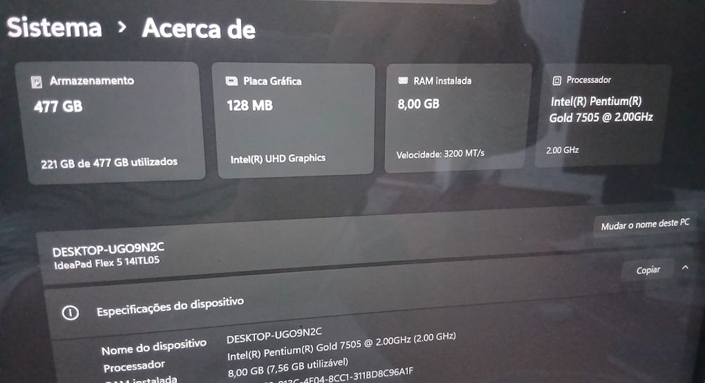 Computador portátil híbrido 2 em 1 com Ecrã táctil + caneta