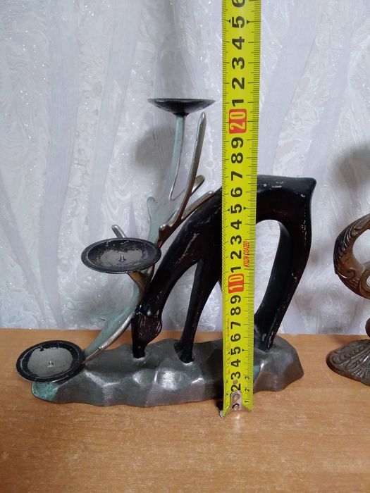 Подсвечник ссср.Олень.